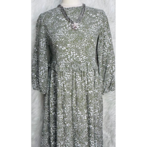 Preloved Printed Long Dress Brand Primark