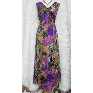 Preloved Printed Long Dress Brand Klass