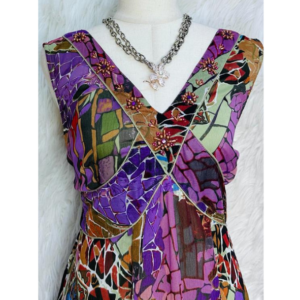 Preloved Printed Long Dress Brand Klass