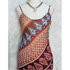 Preloved Printed Long Dress Brand Monika