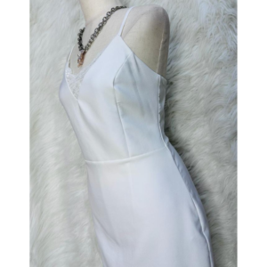 Preloved White Midi Dress Brand TRENDYOL