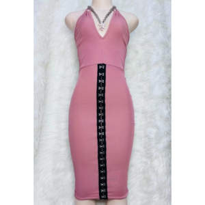 Preloved Bodycon Rose Pink Dress Brand MISSGUIDED