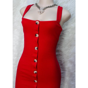 Preloved Red Bodycon Dress Brand KOOKAI