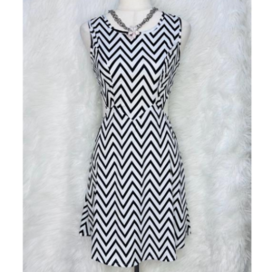 Preloved Printed Party Dress Brand NEW LOOK
