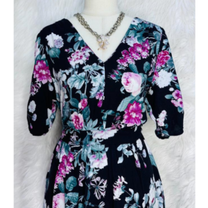 Preloved Floral Long Dress Brand H&M