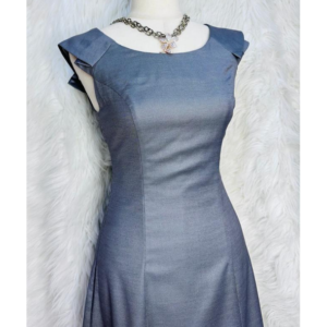 Preloved Gray Dress Brand HONG MEI