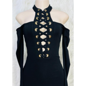 Preloved Black Party Dress Brand HOLT & DELICIOUS