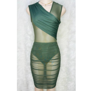 Preloved Green Party Dress Brand MISSGUIDED