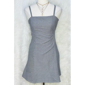 Brand New Gray Plaid Dress by BANREVIVO