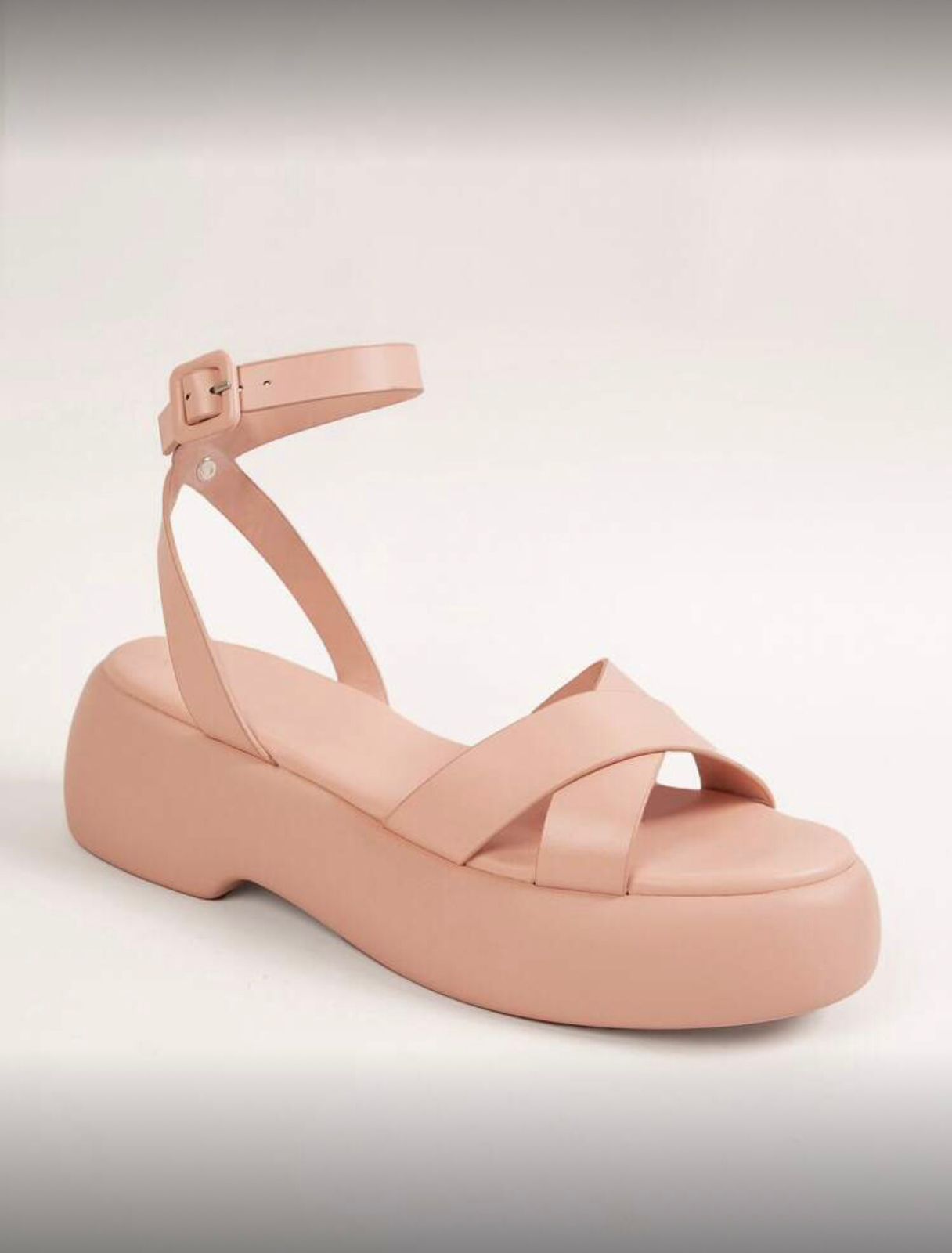 Criss-cross Strap Platform Sandals - Image 2