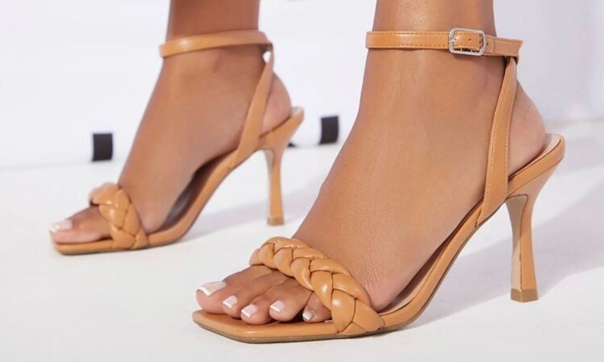 Braided Strap Heels