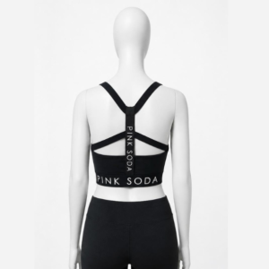 Strappy Back Graphic Under band Sports Bra Brand: Pink Soda Sport