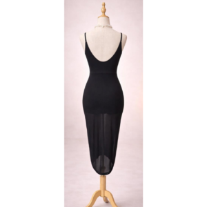 Black See-Through Bodycon Dress Brand: Shareen Collections
